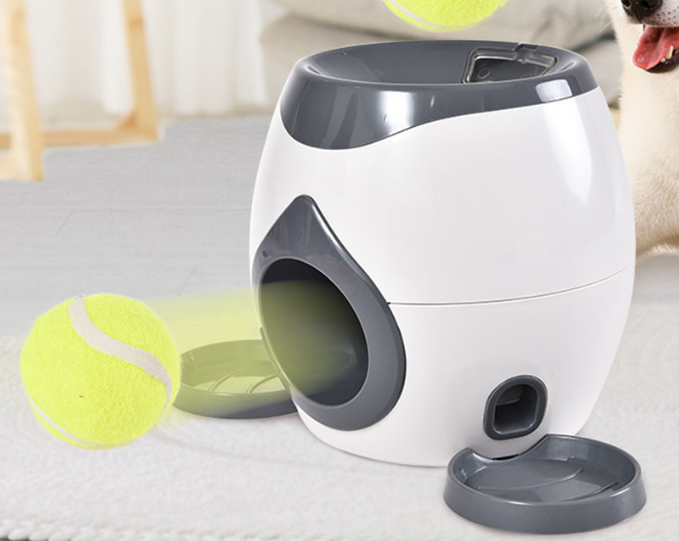 Fetch n' Snack Ball Launcher