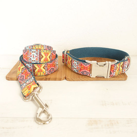 Boho Blue Dog Harness