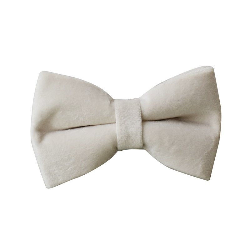 White Velvet Dog Collar