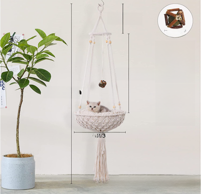 Cozy Cat Cotton Hammock