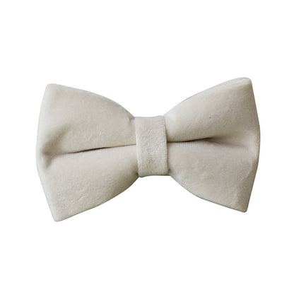 White Velvet Dog Collar