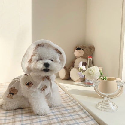 Bear Charm Dog Skirt
