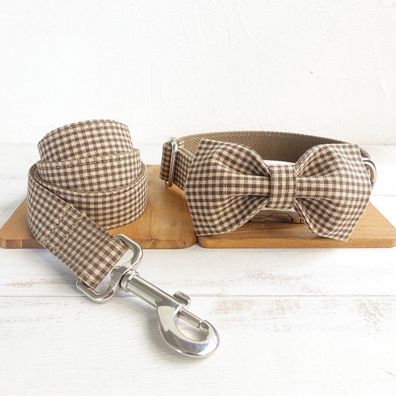 Chic Pup Plaid Leash Set