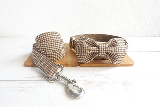 Chic Pup Plaid Leash Set