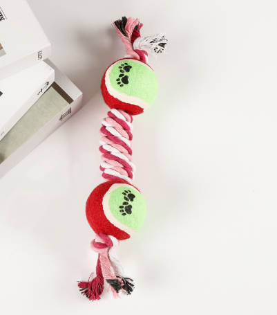 Rope-n-Roll Dumbbell Dog Toy
