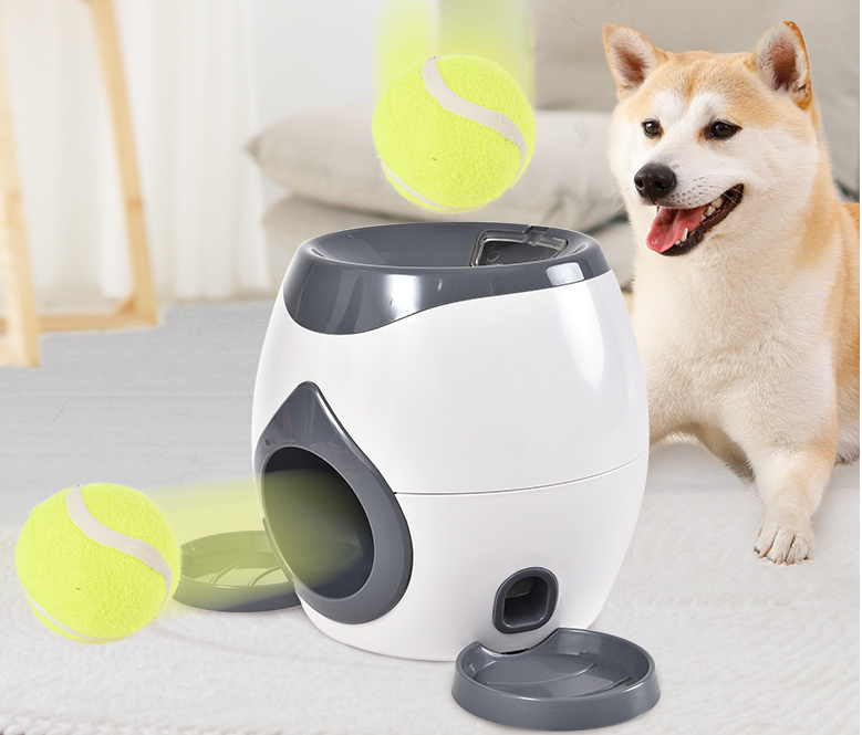 Fetch n' Snack Ball Launcher