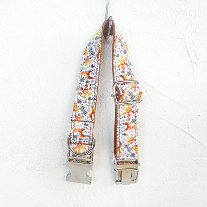 Dog Collar Leash (Christmas Edition)