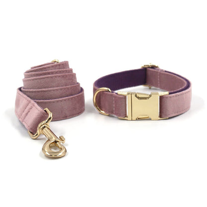 Velvet Coffee Chic Dog Set