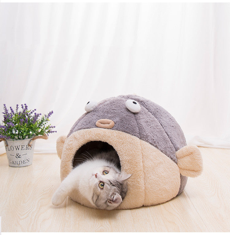 Cozy Velvet Cat Nest