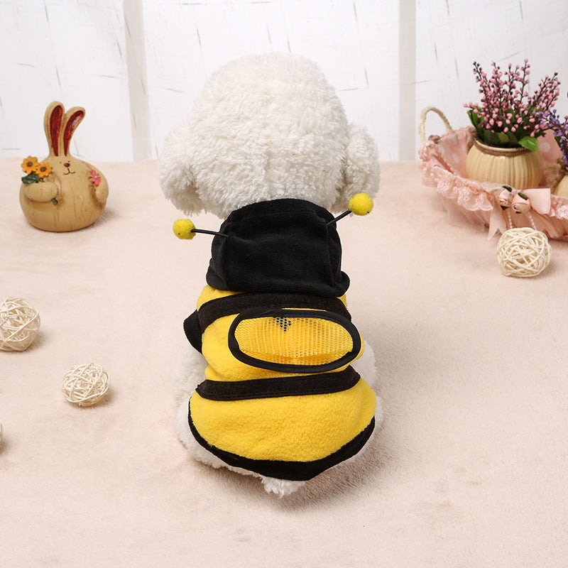 Funny Bee Costume for Dogs - Teddy Dog Clothes