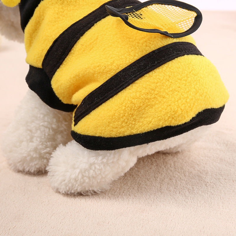 Funny Bee Costume for Dogs - Teddy Dog Clothes