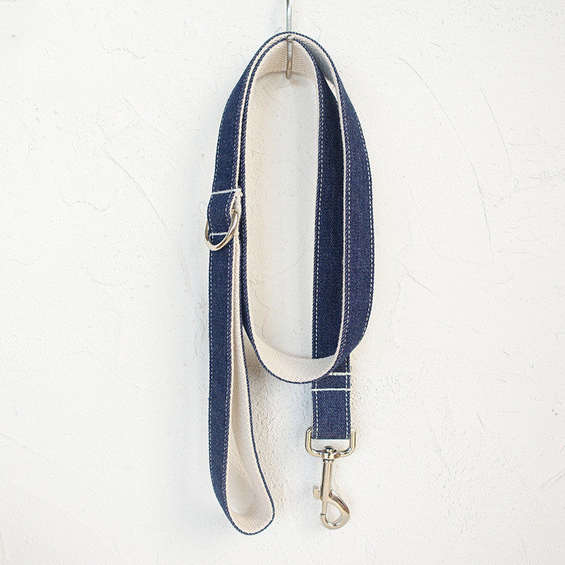 Chic Denim Pup Collar & Leash
