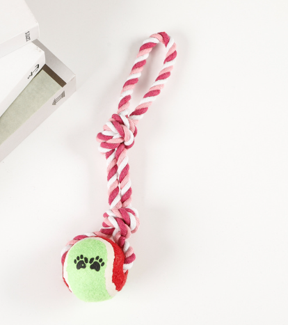 Rope-n-Roll Dumbbell Dog Toy