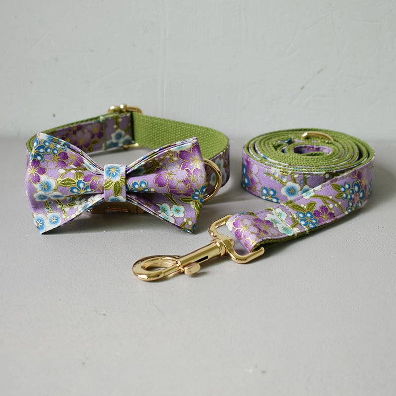 Purple Petals Dog Ensemble
