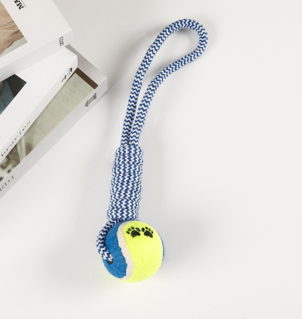 Rope-n-Roll Dumbbell Dog Toy
